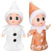 YAJIMAOY Pezzi Bambola Natale, Elfo, Regalo Capodanno