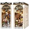 ROBOTIME Book Nook Kit Arcade Dating, Booknook con Pannello Antipolvere Casa delle Bambole In Legno, Modellismo da Costruire Adulti Regali per Adulti e Adolescenti