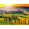 HUADADA Puzzle da 1000 pezzi per adulti e bambini, gioco impossibile, idea regalo, puzzle intelligente e colorato, tema Toscana