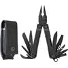 LEATHERMAN Rebar - Attrezzo Multifunzione Tascabile e Compatto con 17 Strumenti Pratici per Fai da Te, Outdoor e Campeggio - Nero