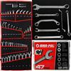 Marpol Set 47 Chiavi combinate fisse e stella 12 punti da 6-32mm kit chiave TORX e poligonali