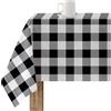 BL BELUM BELUM | Tovaglia resinata Antimacchia quadri 0120-101, Tovaglia a quadri Vichy Dimensioni; 100 x 140 cm, Tovaglia antimacchia non cerata, Tovaglia Vichy Nero, Tessuto 100% cotone biologico