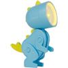 Dudùu Puppy Dyno - Lampada LED Tascabile a Forma di Dinosauro, Luce Notturna e da Lettura, Senza Fili, Regalo e Bomboniera, Decorazione Cameretta, Scrivania e Feste a Tema (Celeste)