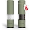 LARS NYSØM Macina Sale e Pepe - Set di 2 Macinasale e Macinapepe Manuale | Macina Saliera e Pepiera Manuale - con Macina in Ceramica Regolabile da Grossolana a Fine - Macinini per Spezie di Design