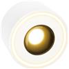 URing Faretti Led Soffitto Bianco - Super Piatto - Ø97x55mm - Faretto da soffitto LED 8W 1680lm - 3000K Luce Calda - Rotondo Faretti Soffitto 230V, Faretto Led Interno in Alluminio
