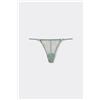 Tezenis Perizoma Pizzo Con Fianchetto Tanga Lovely Roses Donna Verde