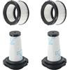 SIMAIYI Filtri per Rowenta X-FORCE FLEX 9.60 e X-NANO ESSENTIAL RH20xx, | 2 Filtri pre + 2 Filtri motore per Rowenta X-FORCE FLEX 9.60, Filtri di Ricambio per ZR009010,ZR009012