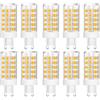 WULUN Confezione da 5 Lampadine a LED G9 da 10 W equivalenti a 150 W alogene, 86 LED, 1000 lm, angolo di diffusione 360°, ultra luminose, senza sfarfallio, non dimmerabile…