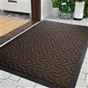 Yimobra Zerbino per porta anteriore, resistente per tutto l'anno, per ingresso della casa, garage e giardino, in gomma naturale antiscivolo, non stinge, 75 x 43 cm, marrone