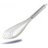 Kerafactum Frusta piatta, 30 cm, frusta con occhiello per appenderlo, 6 fogli, manico rotondo, in acciaio inox, frusta da cucina