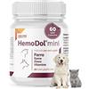 Pets Dolfos Hemodol 60 Mini Compresse - Supporto complementare Cane e Gatto per Anemia - Formula avanzata contro la carenza di Ferro - Contiene Ferro, Rame Zinco e Vitamine