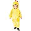 Rubie's Rubies Costume Pulcino con il suono per bambino e bambina, Tuta con cappuccio, coda e cassa di risonanza, Abito infantile animale per Carnevale, Cosplay e Feste