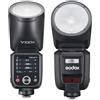 Godox V100C V100 C V100-C Testa Rotonda Fotocamera Flash Speedlite per Canon EOS Fotocamere 100Ws TTL HSS 1/8000s 2.4G Built-in LED Luce di Riempimento