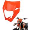 BIUGERCN Mascherina Faro Moto per EXC XC XCF SX 125-530 CC Dirt Pit Bike Arancione | Copertura Faretto Antipolvere, Protezione Frontale per Guida Fuoristrada, per EXC EXCF XC XCF XCW SX SXF 125-530 cc