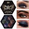 TINTARK Nero Palette Ombretti 21 Colori Altamente Pigmentato, Glitter Shimmer Matte Occhi Ombretto, Nero Rosso Blu Verde Marrone Make up Trucchi con Specchi -Midnight Masquerade