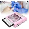 AISEELY Aspiratore Unghie 80W, Aspirazione Potente per Manicure | Raccolta polvere efficace, Design da tavolo, Velocità regolabile, Casa e salone professionale, Nail art e manicure