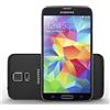 Samsung Galaxy S5 Smartphone, Marchio Wind, Nero [Italia]