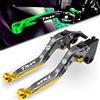 Aveko Per T-MAX 500 530,TMAX530 SX/DX,TMAX 560/DX/ABS,TMAX 560 MAX TECH,TMAX 560 TECH MAX ABS,Accessori Moto CNC Regolabile Allungabile Pieghevole Freno Frizione Leve (oro)