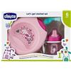 Chicco Set Pappa 6M+, Bimba, Rosa