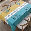 CCBAO Tovaglia A Quadretti Antiscottatura Impermeabile E Antiolio In Pvc Rettangolare Casa Hotel Ristorante Tovaglia Da Caffè Runner Tovaglia Quadrata 80x120cm