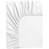 IlGruppone Lenzuolo sotto Jersey in Cotone Elasticizzato con Angoli disponibile in 3 misure - Singolo - Bianco
