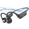 Wantek Cuffie Conduzione Ossea Bluetooth 5.3,Open Ear Senza fili Auricolare sportivo,wireless cuffie da nuoto Impermeabili IP68 Memoria lettore MP3 32G,Auricolari Senza Fili per Nuoto,Sport,Ciclismo