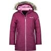 Trollkids Lifjell Giacca da sci impermeabile antivento da ragazza, Grigio / Magenta, 152