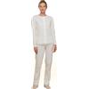 Noidinotte; more than pyjamas Noidinotte - Pigiama Donna Jersey Invernale Roberta Open - 48 Panna