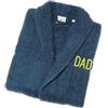 Cocholate Accappatoio bagno personalizzabile con nome ricamato - Accappatoio unisex adulto uomo e donna nome - Personalizzato in Spagna-Accappatoio spugna assorbente., blu, M