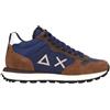 SUN68 Z44108 Sneakers Con Lacci In Tessuto/camoscio Uomo NERO 46