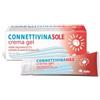 Fidia Farmaceutici Connettivinasole Crema Gel, Tubo Da 100 G, Acido Ialuronico 0.1%, Estratto Di Semi Di Avena 5%, Per Scottature, Eritemi Solari E Arrossamenti