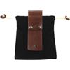 UYFRD Borsa in tela cerata per attrezzi da giardino, in tela impermeabile, pieghevole, portatile, per foraggiamento (nero)