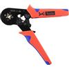 SeKi 17406 0,25-10,0 mm Pinza crimpatrice per manicotti terminali da 0,25 mm² -10 mm², pinza automatica con inserimento laterale, miscelata