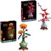 LEGO Bundle Fiori Stagionali - Set di Costruzioni di Fiori per Adulti con Crisantemo (10368) e Prugno Giapponese (10369) - Installazione di Piante Artificiali - Regalo di San Valentino Donna e Uomo