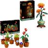 LEGO Bundle Piante Esotiche - Set di Piantine (10329) e Crisantemi (10368) per Adulti - Regalo di San Valentino per Moglie o Marito, Donna o Uomo, Lei o Lui - Piante Artificiali per Arredamento Casa