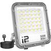 SKYWORLD 50W Faretto LED da Esterno 1 pezzi,6500K Faretti LED Con Spina,Impermeabilità IP67 LED Luce Fari di Sicurezza per Giardino Corridoio Casa,Illuminazione Interna ed Esterna