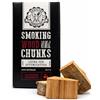 HARDCORE BARBECUE EST 2015 BBQ Chunk CILIEGIO - Cherry - Legna per affumicatura Hardcore Barbecue - Pezzi di Legno per affumicare - Circa 1.5 kg