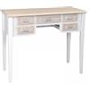 WEBMARKETPOINT Scrivania con 5 cassetti shabby anticata cm 90 x 40 x 79 h