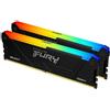 Kingston (TG. 64GB) Kingston FURY Beast RGB 64GB 3600MT/s DDR4 CL18 DIMM (Kit da 4) Memor