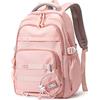 Amythe Zaino Scuola Media e Superiore Ragazza, Zaino Viaggio Donna Zainetto Casual Moda Impermeabile Grande, Zaino per Laptop da 15.6 pollici, Rosa