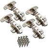 SOTECH 4 pezzi Cerniera Hettich Sensys Pot 8645i TH52 Battuta d'angolo a 110° Altezza/Distanza 1,5 mm con chiusura morbida incl. viti M4x16 mm Cerniera automatica integrata