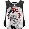 Xinchangda Seven Deadly Sins Zaino Meliodas Anime Zaino per la scuola 3D King Ban Casual Zaino da viaggio in tela per ragazzi e ragazze, Meliodi, 44*30.5*16CM