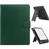 HoYiXi Custodia Universale per 6.8,7 eReader Compatibile Kindle Paperwhite/Kobo/PocketBook/Tolino/Sony E-Book Reader Cover Case for 6-7'' E-Book Reader con Stand, Verde