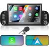 Liulbobu [Alta Potenza] Liulbobu Autoradio per FIAT Panda 2013 2014 2015 2016 2017 2018 2019 2020 con 7 Touchscreen Autoradio Wireless Carplay & Android Auto,Bluetooth Mirror Link/RDS AM/FM/USB/DSP