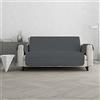 Italian Bed Linen Copridivano Trapuntato double-face TRENDY, 2 Posti, Grigio Chiaro/Grigio Scuro