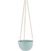 AmeliaHome Lokai - Vaso da fiori in ceramica da appendere, colore: verde menta piperita