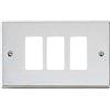 FAEG Placca in alluminio 3 mod. paglierino - FG11103
