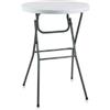 Roccobimbo Tavolo Fiesta Pieghevole Bianco Tondo 80x110 Cm