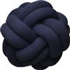 Design House Stockholm - Cuscino Knot - Blu - Acrilico - Designer Ragnheiður Osp Sigurðardóttir