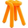 Moustache - Sgabello imbottito Bold - Arancione - Schiuma di poliuretano - Designer Big Game